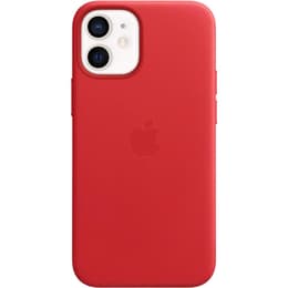 Apple Kožený obal iPhone 12 mini - Magsafe - Koža Červená