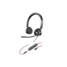Slúchadlá Plantronics Poly Blackwire 3325 Mikrofón - Čierna/Červená