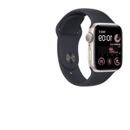 Apple Watch Series SE 2 (2022) GPS 44 mm - Hliníková Starlight - Sport band Čierna