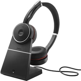 Slúchadlá Jabra Evolve 75 MS Potláčanie hluku bezdrôtové Mikrofón - Čierna