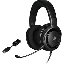 Slúchadlá Corsair HS45 SURROUND gaming drôtové Mikrofón - Čierna