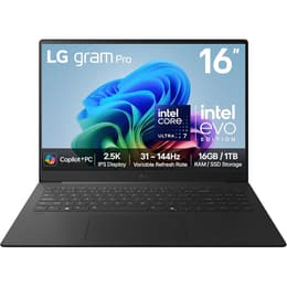 LG Gram Pro 16" (2024) - Core Ultra 7 256V - 16GB - SSD 1 TO QWERTY - Anglická