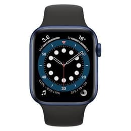 Apple Watch Series 6 (2020) GPS 44 mm - Hliníková Modrá - Sport band Čierna