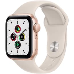 Apple Watch Series SE 1 (2020) GPS 40 mm - Hliníková Zlatá - Sport band Starlight