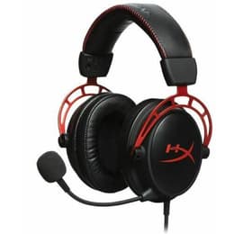 Slúchadlá Hyper X Alpha Pro Potláčanie hluku gaming drôtové Mikrofón - Čierna/Červená