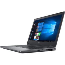Dell Precision 7730 17" (2018) - Core i7 - Gen 8 (H) - 64GB - SSD 512 GB QWERTY - Anglická
