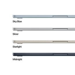 MacBook Air 15" (2025) - Apple M4 10‑core CPU a GPU 10-Core - 16GB RAM - SSD 256GB - Štandardná obrazovka - QWERTZ - Nemecká