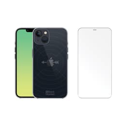 Back Market Obal iPhone 14 a ochranný displej - GRS 4.0 Recyklovaný plast - Priehľadná