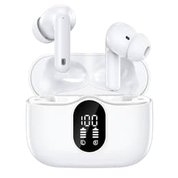 Slúchadlá Do uší Reciclae Auriculares Inalambricos Con Pantalla Led Tactil y Cancelacion Negro Potláčanie hluku Bluetooth - Biela