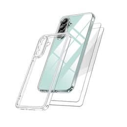 Obal Galaxy A26 a 2 ochranna obrazovky - TPU - Priehľadná