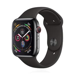 Apple Watch (Series 4) 2018 GPS + mobilná sieť 44mm - Nerezová Vesmírna šedá - Sport Loop Čierna