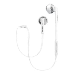 Slúchadlá Do uší Philips SHB5250WT/00 Bluetooth - Biela/Sivá