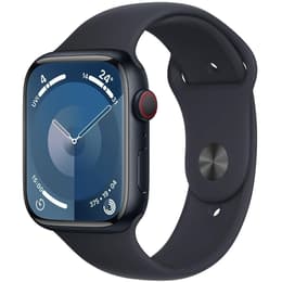 Apple Watch (Series 8) 2023 GPS + mobilná sieť 45mm - Hliníková Midnight - Sport band Čierna