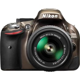 Zrkadlovka - Nikon D5200 Hnedá