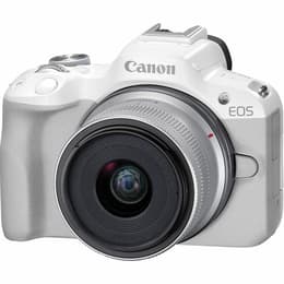 Zrkadlovka EOS R50 - Biela + Canon Canon RF-S 18-45mm f4.5-6.3 IS STM 1,6