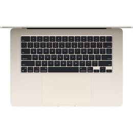 MacBook Air 15" (2024) - Apple M3 8‑core CPU a GPU 10-Core - 16GB RAM - SSD 256GB - Štandardná obrazovka - QWERTY - Anglická