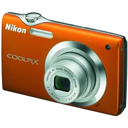 Kompakt Coolpix S3000 - Oranžová + Nikon Nikkor Wide Optical Zoom Lens 27-108 mm f/3.2-5.9 f/3.2-5.9