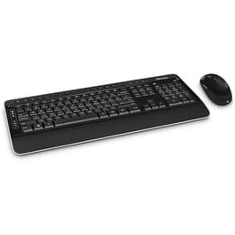 AZERTY Klávesnica Microsoft Francúzska Bezdrôtové Wireless 3050 Desktop