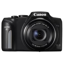 Canon PowerShot SX170 IS Kompakt 16 - Čierna