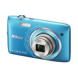 Nikon Coolpix S3500 Kompakt 20 - Modrá