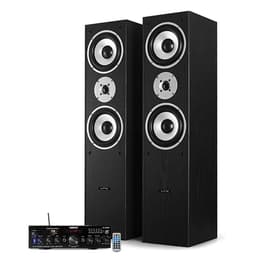 Reproduktor Ltc Audio Pack Enceintes LTC L766-BK Noir Acoustiques Hifi/Home-Cinéma 1000W + Ampli stéréo 2x50W Ecran LCD - USB MP3 SD Bluetooth - FM -
