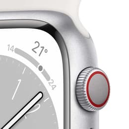 Apple Watch Series 8 (2022) GPS + mobilná sieť 45 mm - Hliníková Strieborná