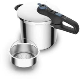 Multifunkčný hrniec TEFAL Cocotte-minute 8 L, Induction, Inox, 2 programmes, Cuisine vapeur, Fabriqué en France, Secure Trendy P2584400