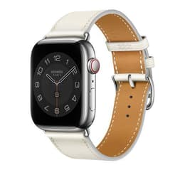 Apple Watch (2021) GPS + mobilná sieť 45 mm - Nerezová Strieborná