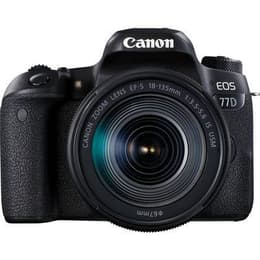 Canon EOS 77D Zrkadlovka 24 - Čierna