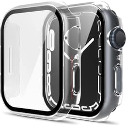 Obal Apple Watch Series 7 - 45 mm - Plast - Priehľadná