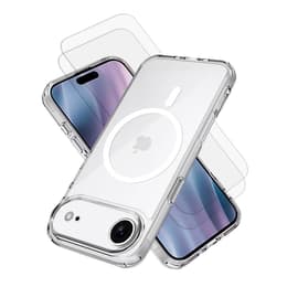 Obal iPhone Air a 2 ochranna obrazovky - TPU - Priehľadná
