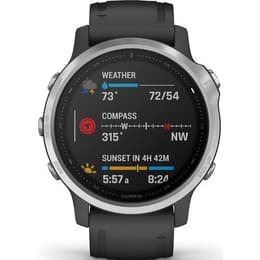 Smart hodinky Garmin Fenix 6S á á - Strieborná