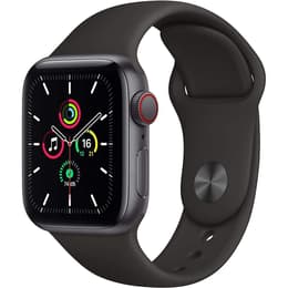 Apple Watch (Series SE) 2020 GPS + mobilná sieť 40mm - Hliníková Sivá - Sport band Čierna