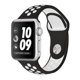 Apple Watch (Series 3) 2017 GPS 38mm - Hliníková Strieborná - Sport Nike Čierna/Biela