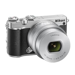 Nikon 1 J5 Hybridný 21 - Strieborná/Čierna