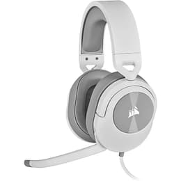 Slúchadlá Corsair HS55 Potláčanie hluku gaming drôtové Mikrofón - Biela