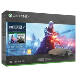 Xbox One X 1000GB - Zlatá - Limitovaná edícia Gold Rush Special + Battlefield V + Battlefield 1943