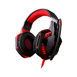 Slúchadlá Kotion Each G2000 gaming drôtové Mikrofón - Červená/Čierna