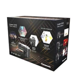 iný LUMIX GX9 TRIPLE ZOOM KIT - Čierna
