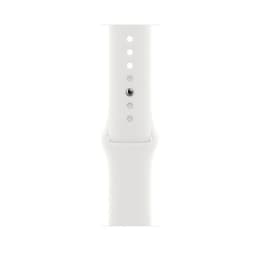 Apple Watch Series 8 (2022) GPS + mobilná sieť 45 mm - Hliníková Midnight - Sport band Biela