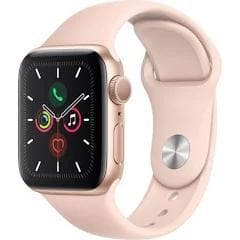 Apple Watch (Series 4) 2018 GPS 44mm - Nerezová Zlatá - Sport Loop Ružová