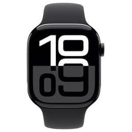 Apple Watch Series 10 (2024) GPS + mobilná sieť 42 mm - Hliníková Jet Black - Sport band Čierna