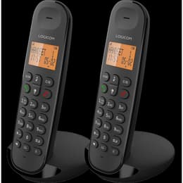 Pevná linka Pack de 2 DECT Sans fil Iloa 250 Duo Mains libres Noir Logicom