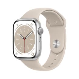 Apple Watch Series 9 (2023) GPS 45 mm - Hliníková Strieborná - Sport band Starlight