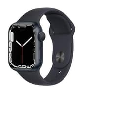 Apple Watch (Series 7) 2021 GPS 45mm - Hliníková Modrá - Sport band Čierna