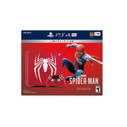 PlayStation 4 Pro 1000GB - Červená - Limitovaná edícia Spiderman + Marvel’s Spider-Man