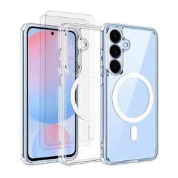 Obal Galaxy S25 a 2 ochranna obrazovky - TPU - Priehľadná