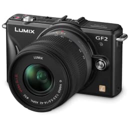 Lumix DMC-GF2 - Čierna + Panasonic Lumix G Vario 14-42mm f/3.5-5.6 MEGA O.I.S f/3.5-5.6