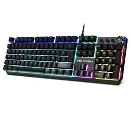 AZERTY Klávesnica Spirit Of Gamer Francúzska Podsvietená klávesnica XPERT K400