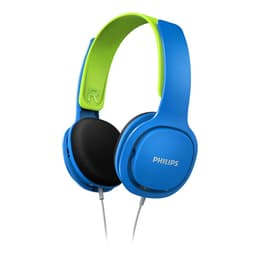 Slúchadlá Philips SHK2000BL Potláčanie hluku drôtové - Modrá/Zelená